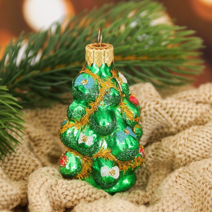 Ёлочное украшение "Ёлочка" 9 см, микс