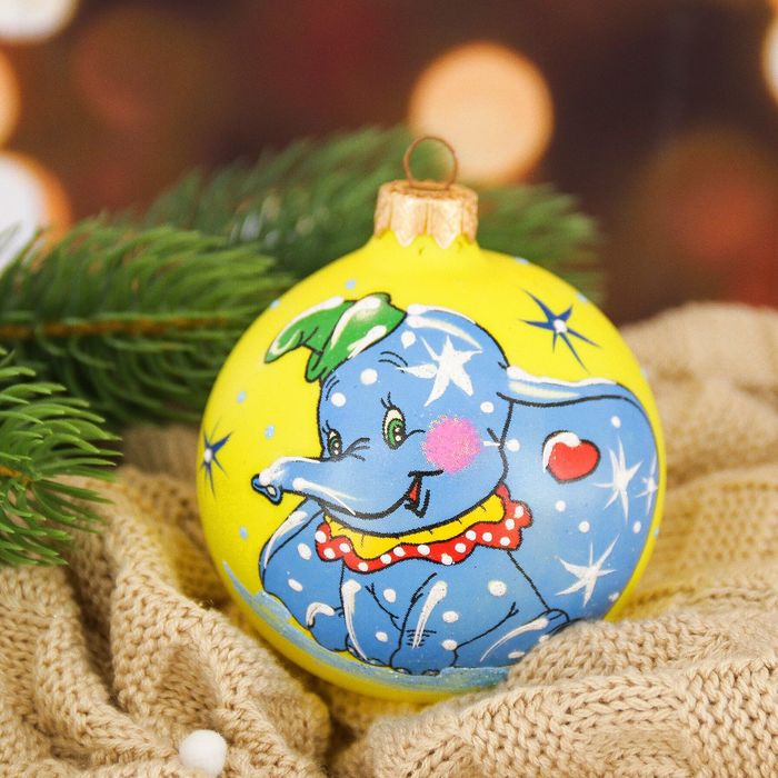 Шар "Слоненок цирковой" 8,5 см