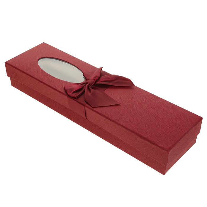 Коробка подарочная, цвет бордовый, 36 х 9,5 х 6,5 см