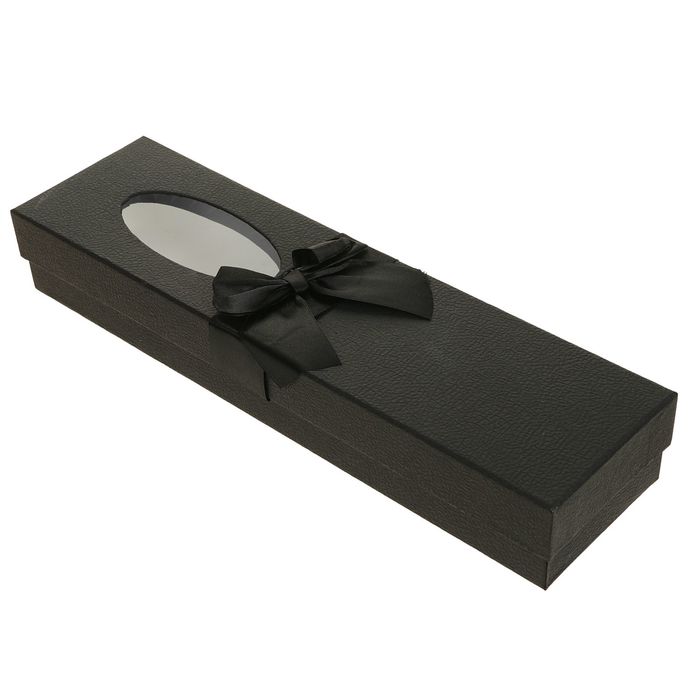 Коробка подарочная, цвет чёрный, 36 х 9,5 х 6,5 см