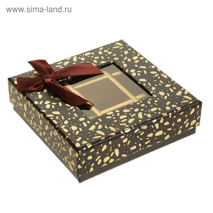 Подарочные коробки Коробка подарочная 13,5 х 13,5 х 4 см