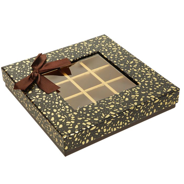 Коробка подарочная 21 х 21 х 4 см