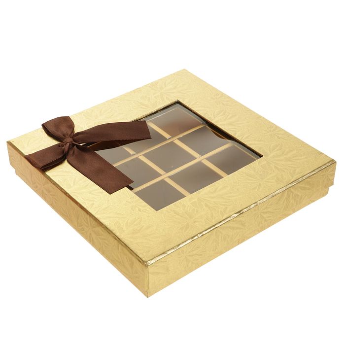 Коробка подарочная 21 х 21 х 4 см