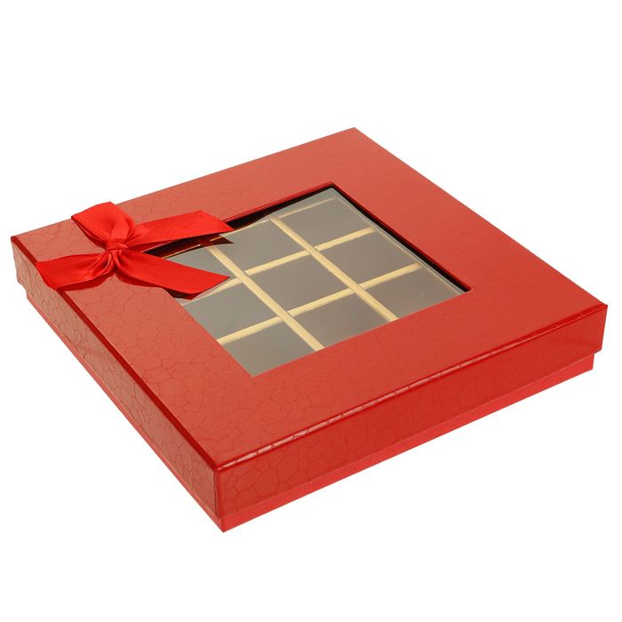 Коробка подарочная 21 х 21 х 4 см