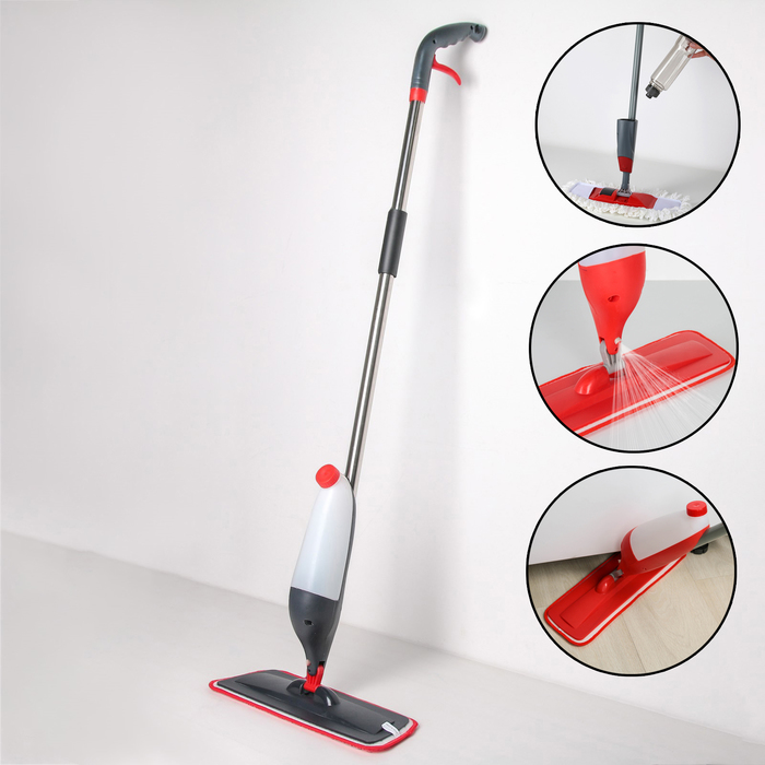 Швабра с распылителем, насадка из микрофибры