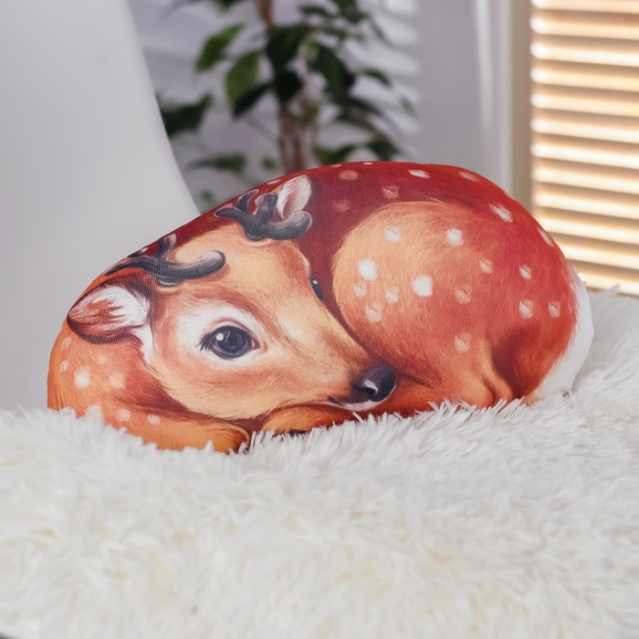 Подушка-игрушка антистресс "Оленёнок"