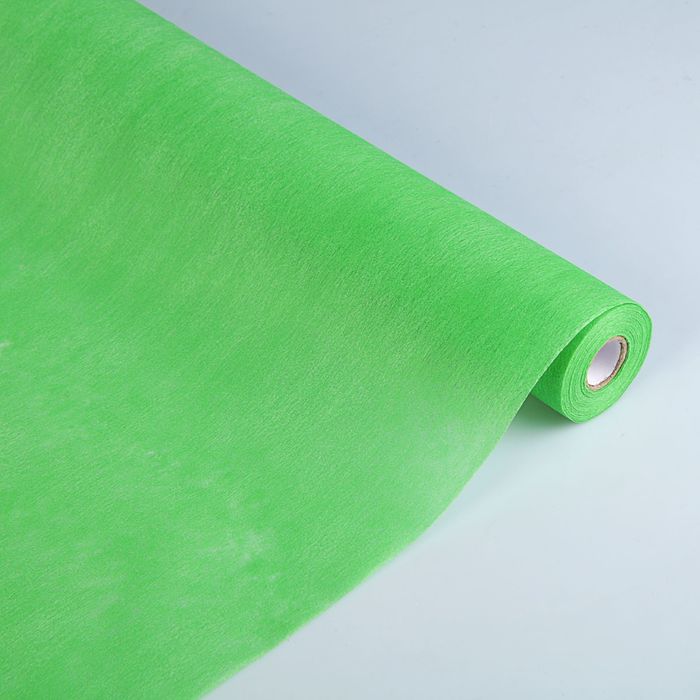Фетр однотонный, зеленое яблоко, 50 см x 20 м