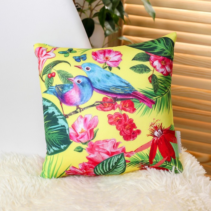 Подушка-антистресс "Кошка в тропиках"