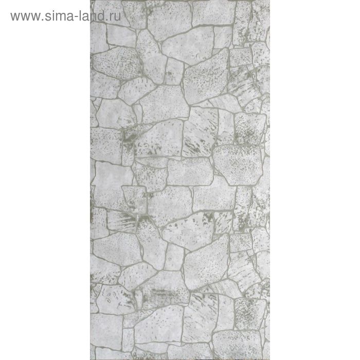 Панель МДФ листовая, камень, белый, 2440 × 1220 мм
