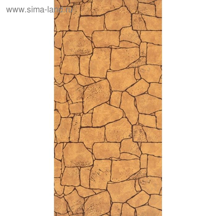 Панель МДФ листовая, камень, Алатау Коричневый, 2440 × 1220 мм панель кухонная камень 244х61см мдф