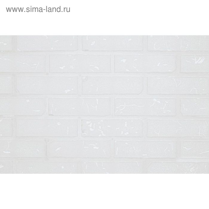 Панель МДФ листовая, кирпич, Арктика, 2440 × 1220 мм