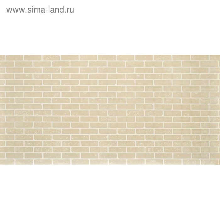 Панель МДФ листовая, кирпич, белый 2440 × 1220 мм