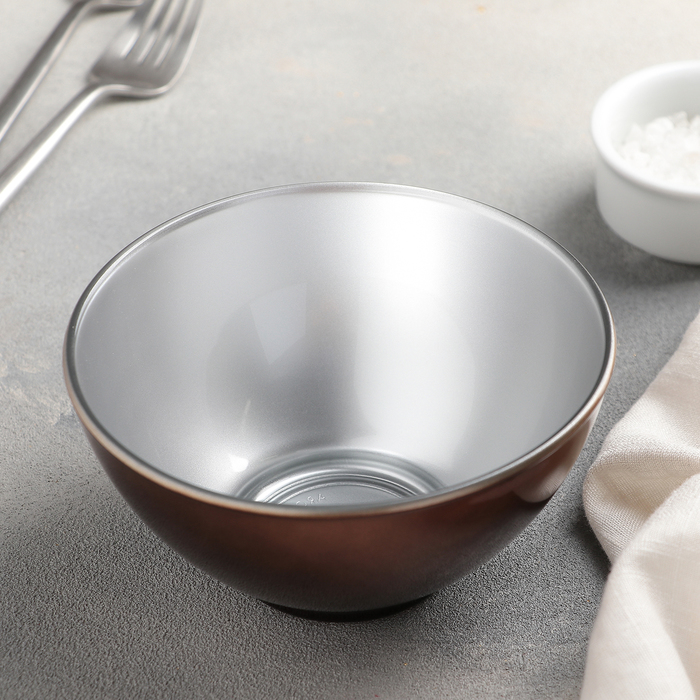 Салатник 500 мл Flashy Breakfast, цвет коричневый