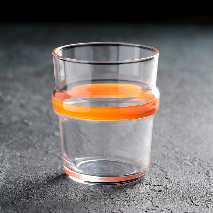 Стакан 270 мл низкий Cadence, штабелируемый, цвет оранжевый