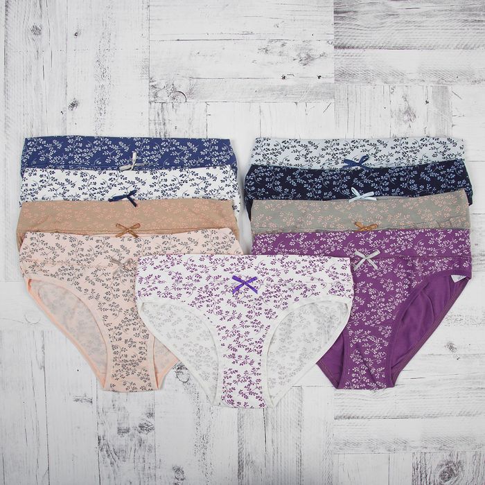 Трусы женские слипы 21307B, цвет микс, размер 44-46 (M)