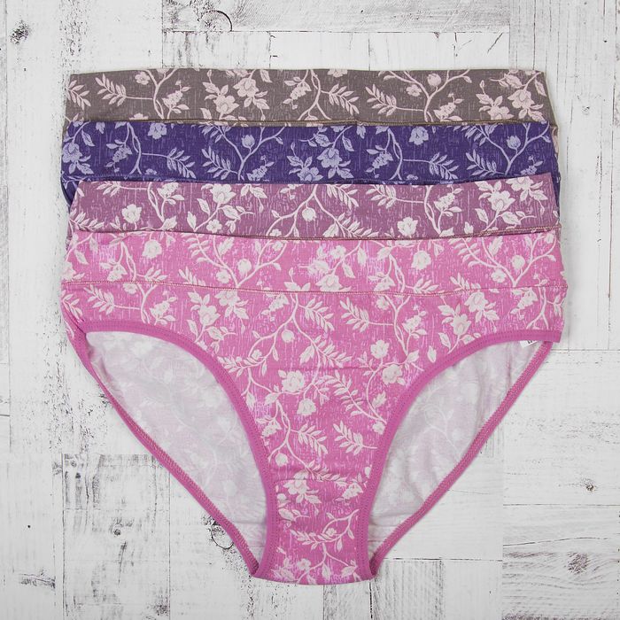 Трусы женские слипы 21316B, цвет микс, размер 48-50 (XL)