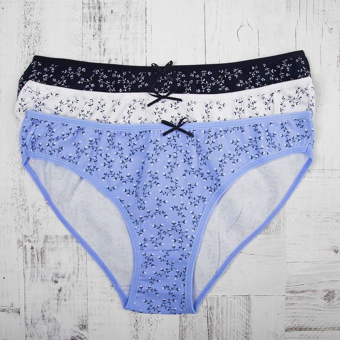 Трусы женские слипы 21323, цвет микс, размер  48-50 (XL)