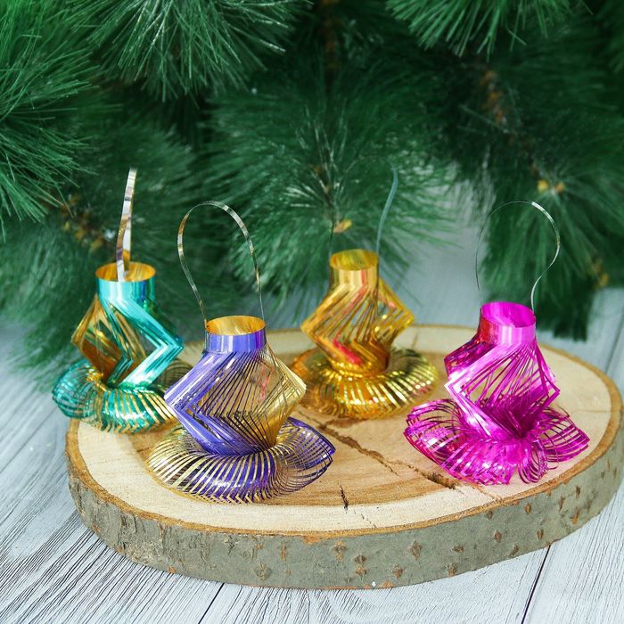 Украшение новогоднее "Кувшинка" микс