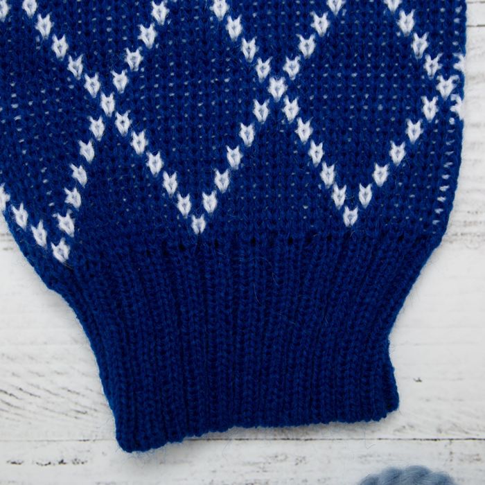 Брюки для девочки, рост 104 см, цвет синий 91121