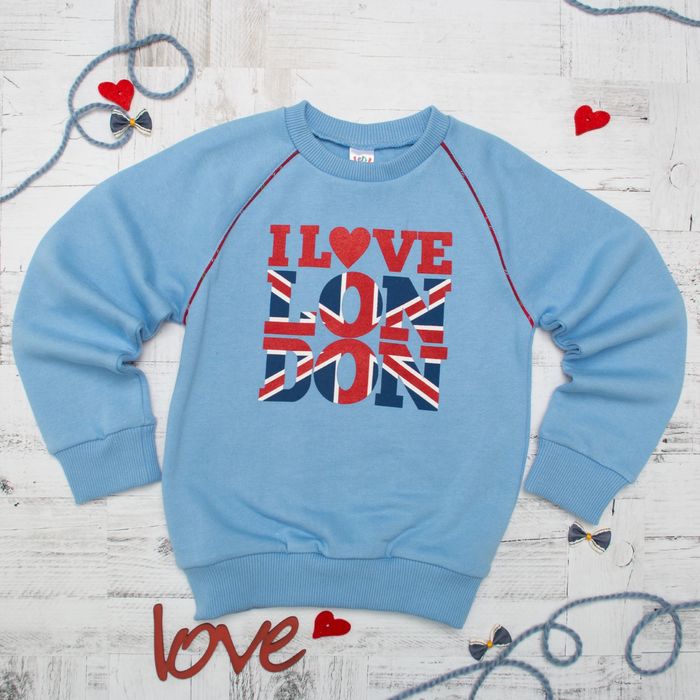 Джемпер для девочки, рост92 см, цвет голубой 6140