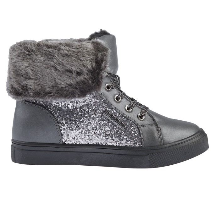 Ботинки девичьи арт. 6217B (серые) (р. 35)