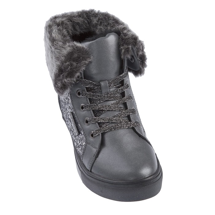 Ботинки девичьи арт. 6217B (серые) (р. 37)