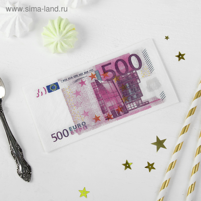 фото Носовые платки бумажные «500 евро» страна карнавалия