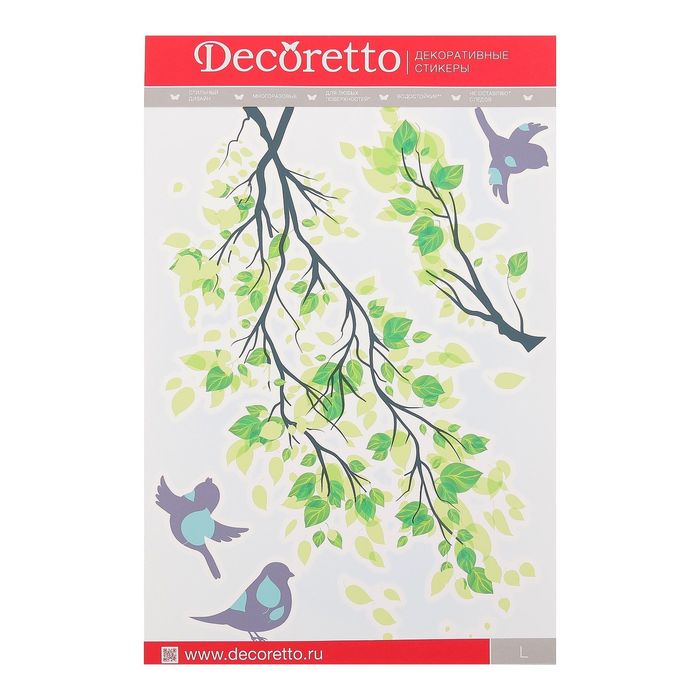 Наклейки Decoretto "Весна пришла" 35х50 см
