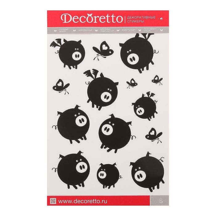 Наклейки Decoretto "Пятачки" 25х23 см