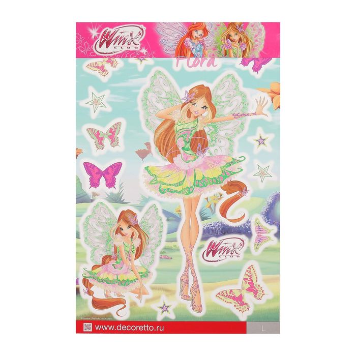 Наклейки Decoretto "Винкс: милая Флора" 35х50 см