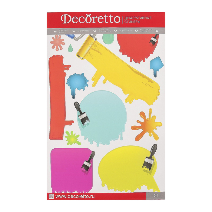 Наклейки Decoretto "Яркие пятна" 50х70 см