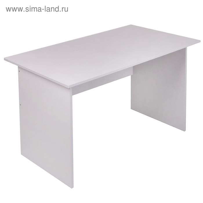 Стол письменный, 1400х700х750, Светло серый стол письменный 1400х700х750 светло серый