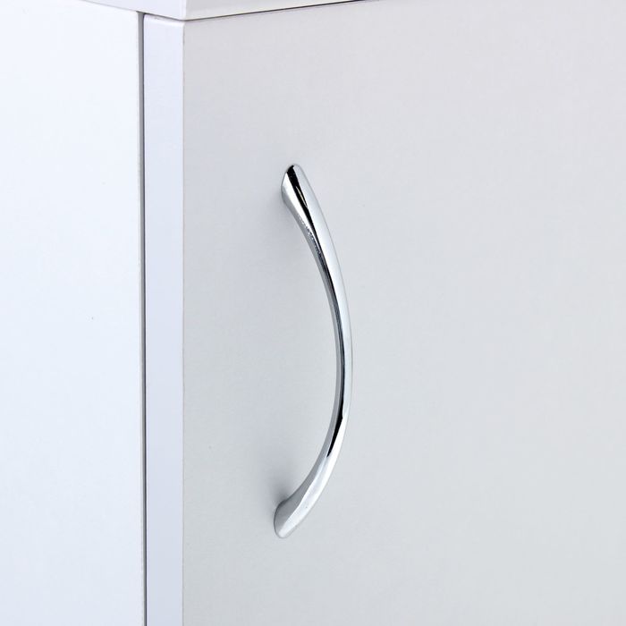 Тумба выкатная с дверкой 410х500х540 Светло серый