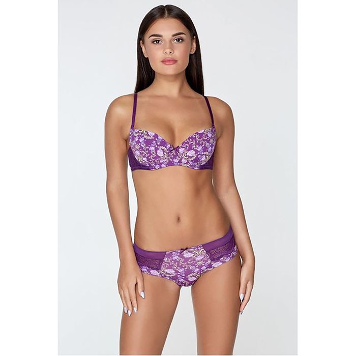 Трусы женские шорты Barnabe цвет фиолетовый, р-р 52 (XXL)