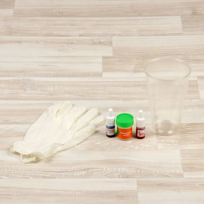 Набор для опытов и экспериментов "Юный химик. Супергубка"