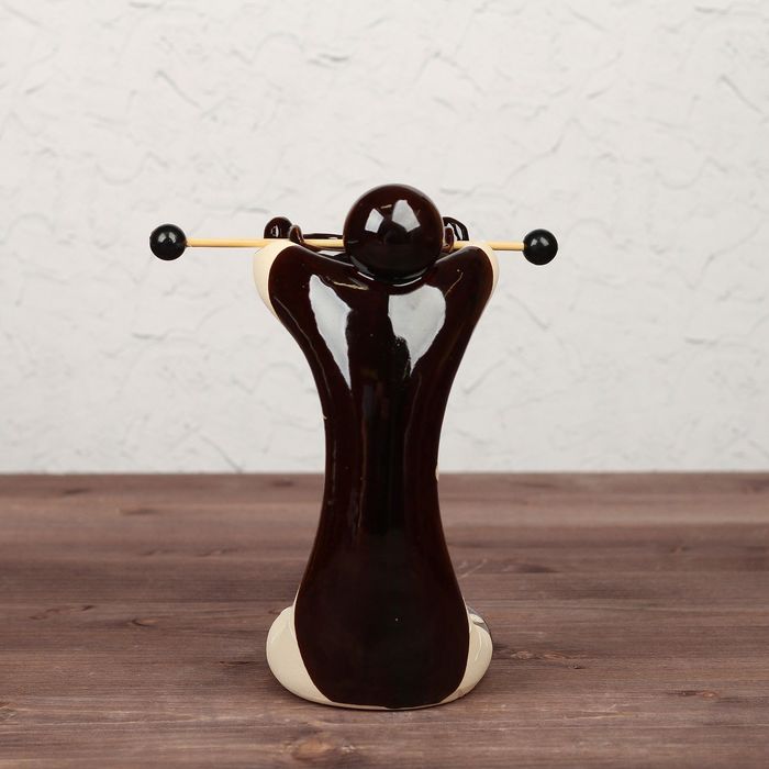 Аромалампа "Котелок" роспись человечек