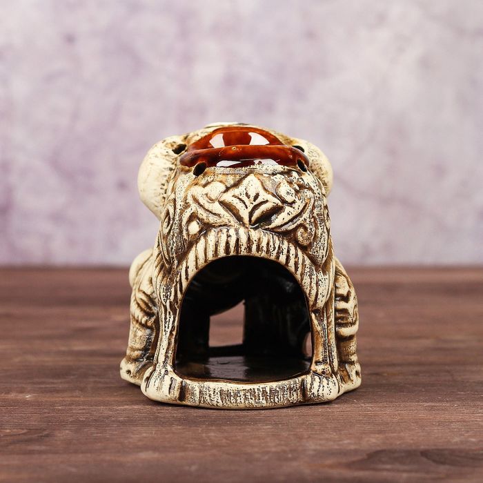 Аромалампа "Слон Инь-ян" шликерный