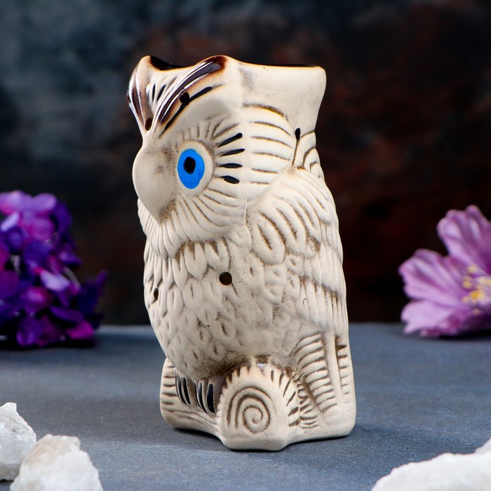 Аромалампа "Сова №1" шликерная микс