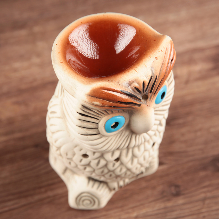 Аромалампа "Сова №1" шликерная микс