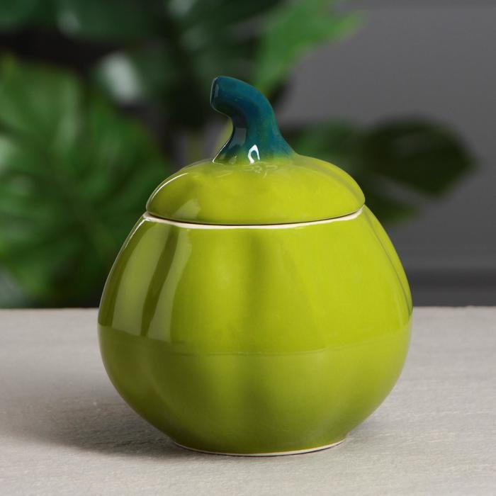 Горшок для запекания Тыква зелёный 08 л 320₽