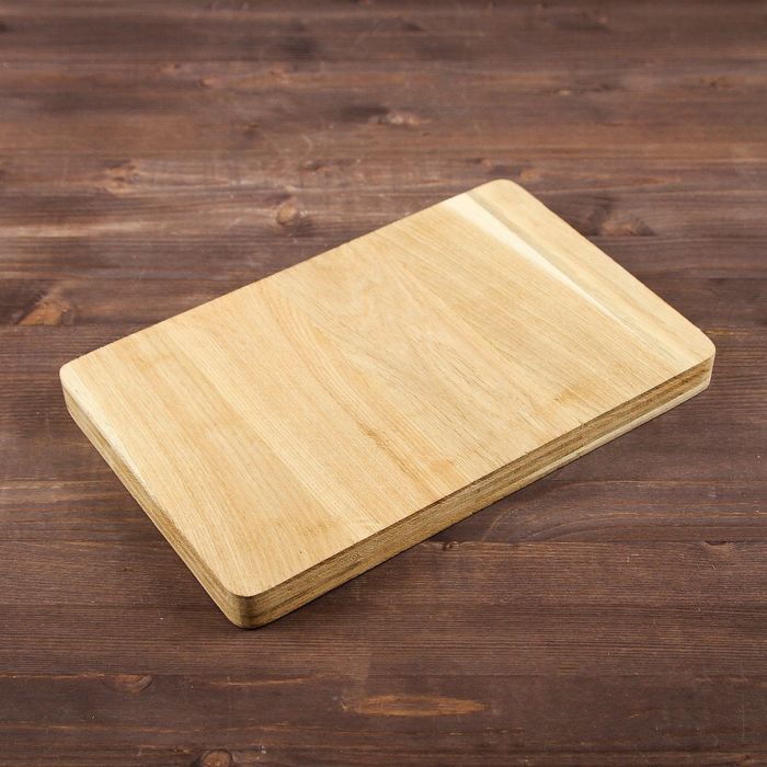 Доска разделочная для отбивны х , дуб клееный, 30 х 20 х 3 см