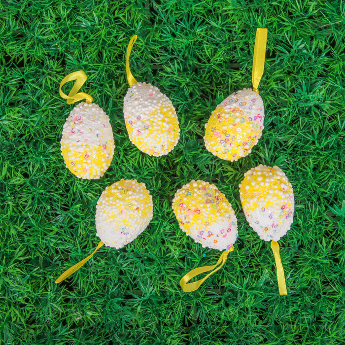 Сувенир - пасхальное яйцо (набор 6 шт) "Плавный переход"