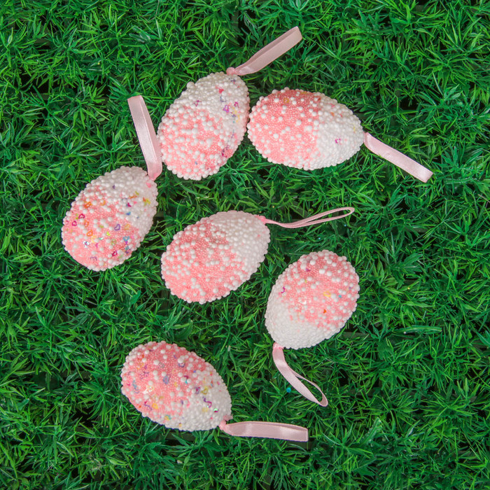 Сувенир - пасхальное яйцо (набор 6 шт) "Плавный переход"