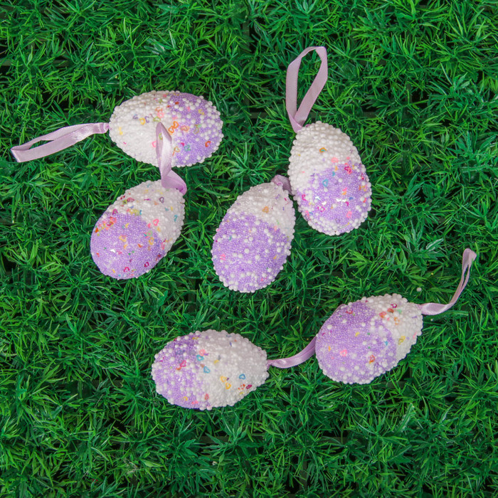 Сувенир - пасхальное яйцо (набор 6 шт) "Плавный переход"