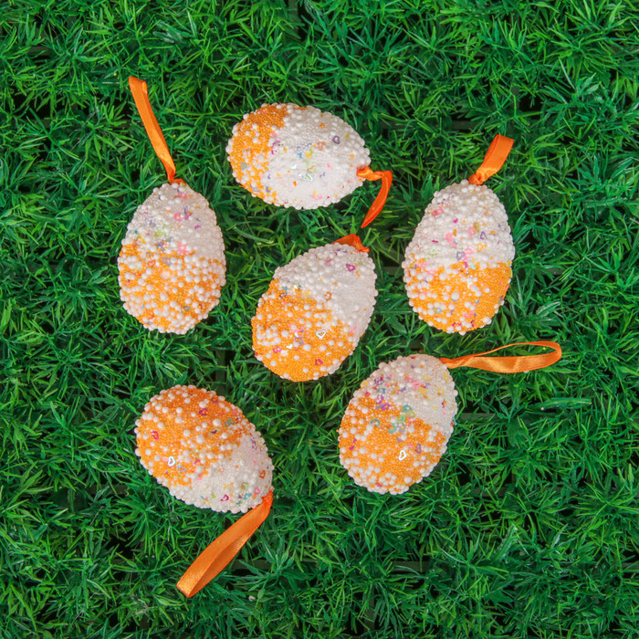 Сувенир - пасхальное яйцо (набор 6 шт) "Плавный переход"