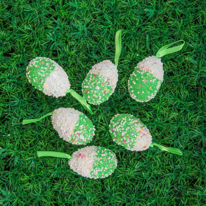 Сувенир - пасхальное яйцо (набор 6 шт) "Плавный переход"