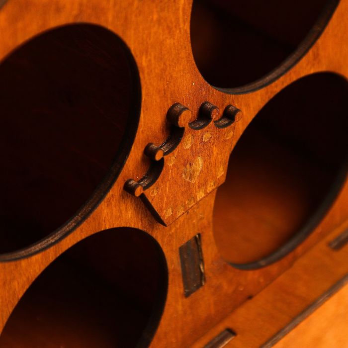 Мини-бар деревянный "Бочка", микс