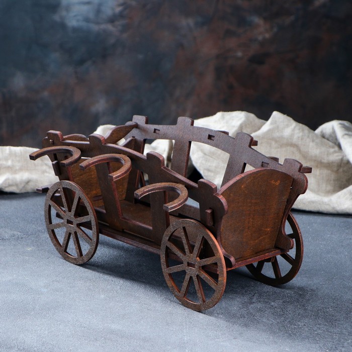 Мини-бар деревянный "Повозка"