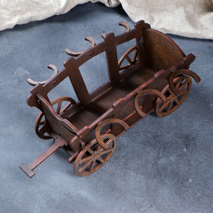 Мини-бар деревянный "Повозка"