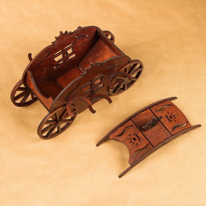 Мини-бар деревянный "Карета"